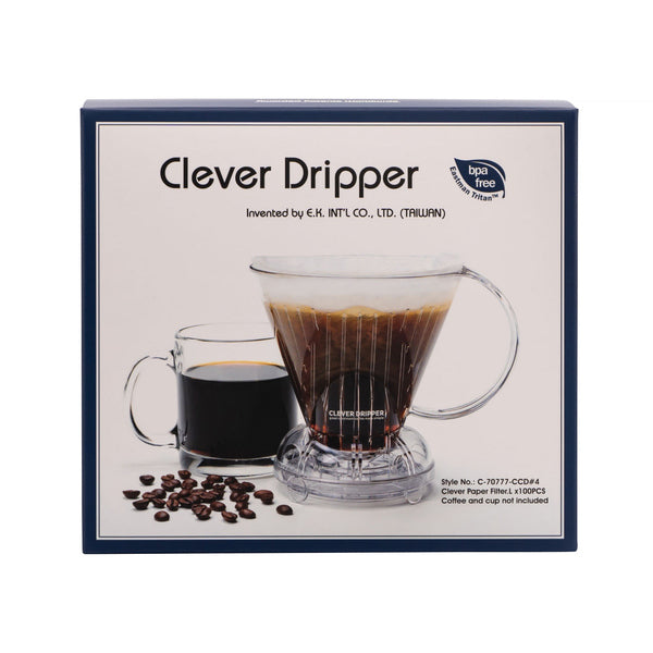 Clever Dripper (Translucent Brown + 100 Filters)